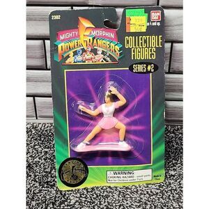 BANDAI 1995 Mighty Morphin Power Rangers Collectible Figure PINK RANGER